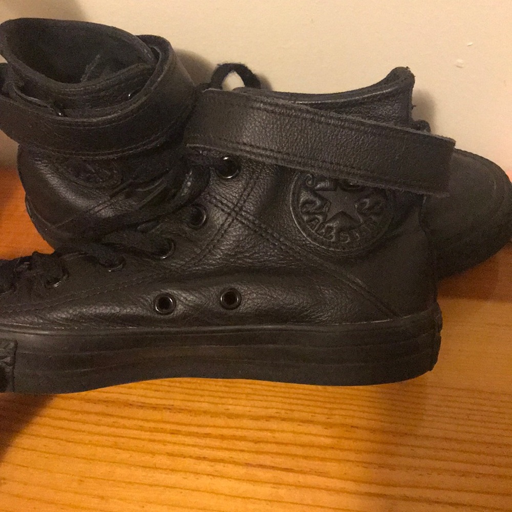 Leather converse